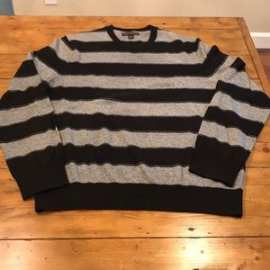 Banana Republic Black and Gray Sweater